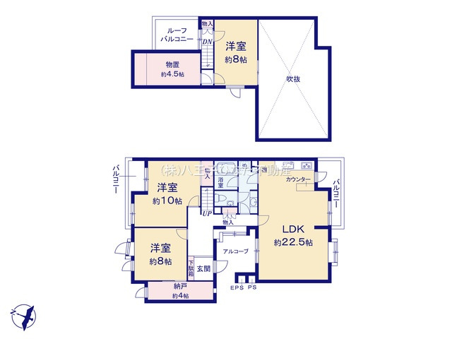 『八王子市マンション』ベルコリーヌ南大沢第６号棟【仲介手数料無料】　八王子市南大沢5-6-6の間取り|～仲介手数料無料☆八王子ひなた不動産～ベルコリーヌ南大沢