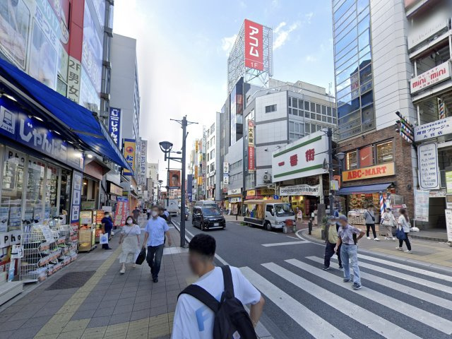 中西ビルの周辺