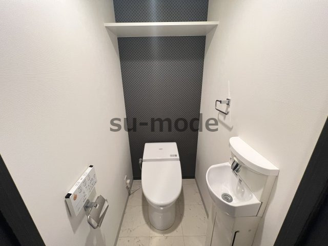 高槻市北園町の賃貸マンションのトイレ