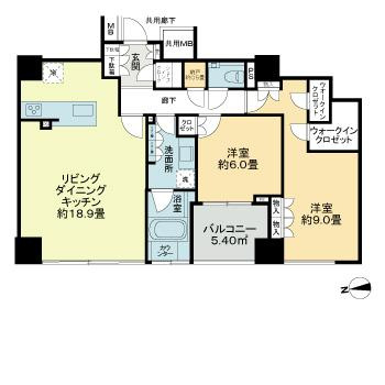 アイコニックタワー新潟ステーションの間取り