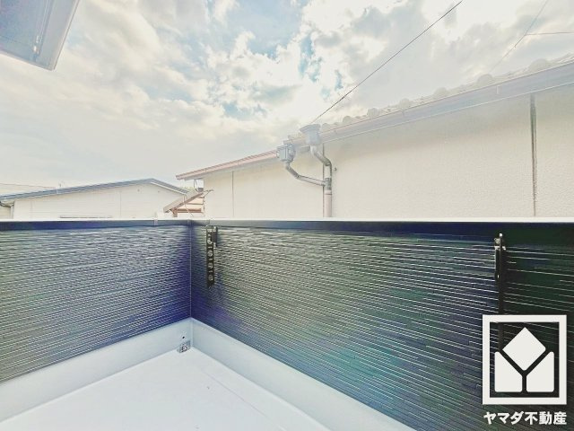 久御山町市田珠城　第1期　1号棟のバルコニー