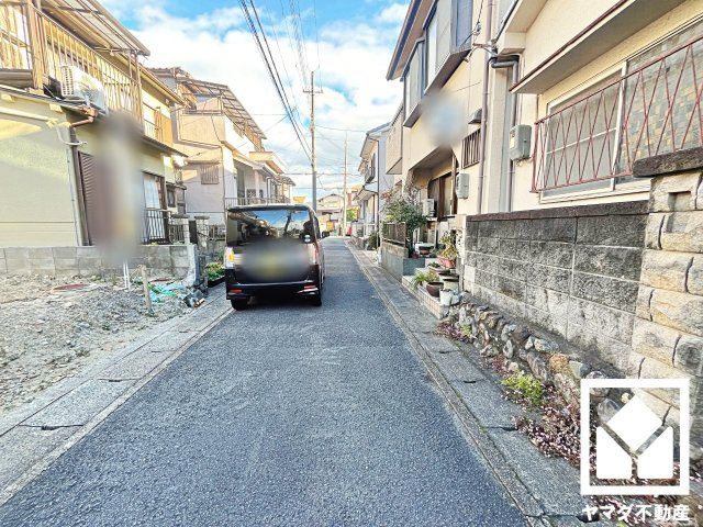 伏見区淀木津町の前面道路含む現地写真