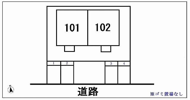 シャルマンメゾンの駐車場