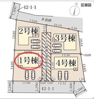 【区画図】 | リーブルガーデン奈良市七条西町４期 | 区画図
