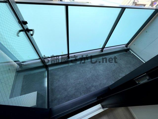 Laviere上中里のバルコニー|広々としたバルコニーです