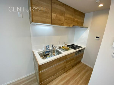 【キッチン】 | シャルマンコーポ高崎 | シンクも大きく洗い物もしやすい浄水器付。シャワーヘッドは引き出し可能、シンクの隅々まで洗い流せます。