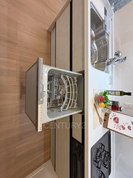 パシフィックパレス大手町のキッチン|食器洗い乾燥機付きです。