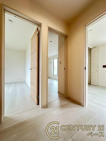 リーブルガーデン磯壁 １号棟 ／新築一戸建の内装|■現地撮影写真■こちらは２階廊下部分です！