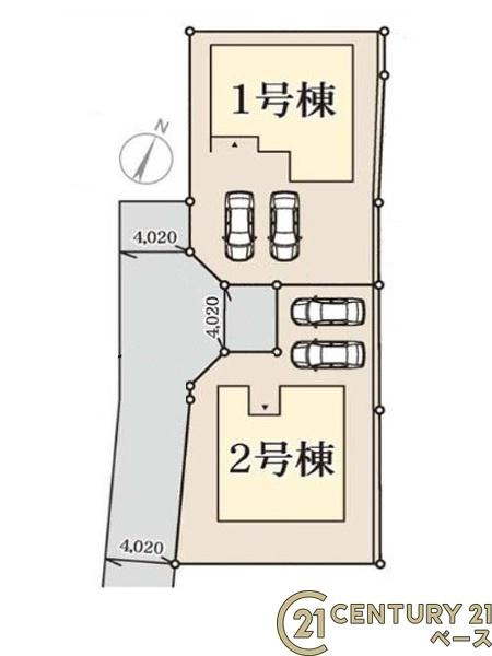 リーブルガーデン磯壁 ２号棟 ／新築一戸建の区画図|■こちらの物件は２号棟です！■
