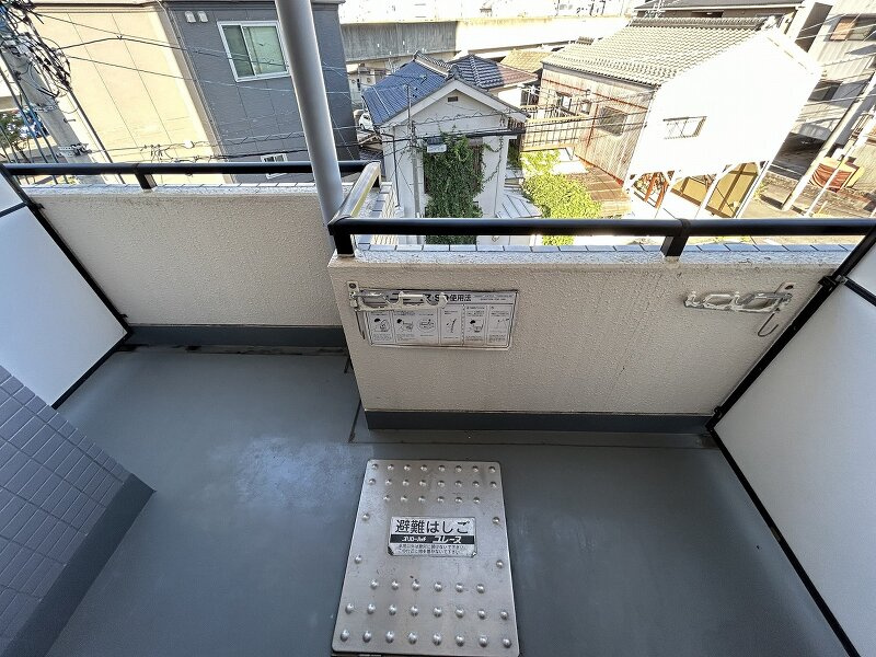 シェ・ラフォーレのバルコニー