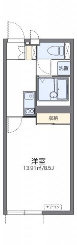 レオネクストＥ＆Ｋの間取り