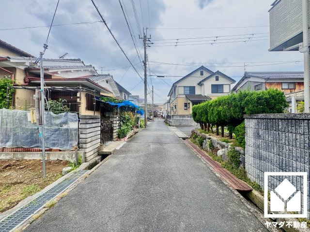 草津市平井５丁目　第1期　1号棟の前面道路含む現地写真|9月14日　現地写真更新