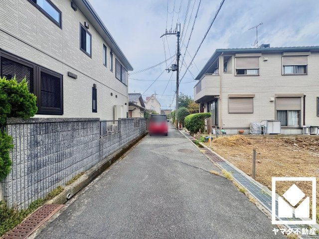 草津市平井５丁目　第1期　1号棟の前面道路含む現地写真|9月14日　現地写真更新