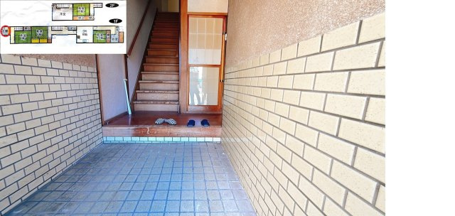 大鋸屋町戸建ての玄関|玄関です