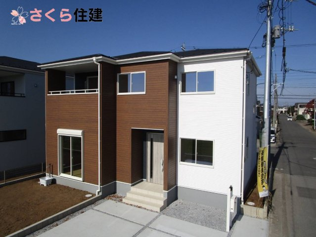 第1下野大光寺　4号棟の外観|石橋小学校まで徒歩13分◎パントリーやシューズクローク、ウォークインクローゼットなど充実の収納設備◎