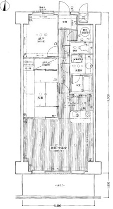 【間取り】 | ライオンズヒルズ熱川第2