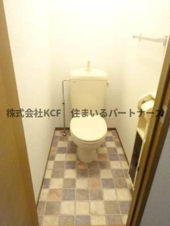 ハイカムール国分Ⅱのトイレ|ゆったりとした空間のトイレです