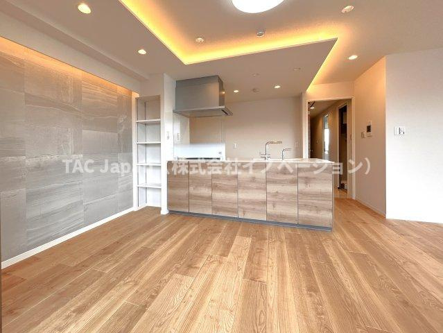 オーベル池袋立教通りのその他|～Dining Kitchen～動線が上手く考えられており、きっちりとキッチン、ダイニング、リビングと分けられるお部屋のつくりとなっております。