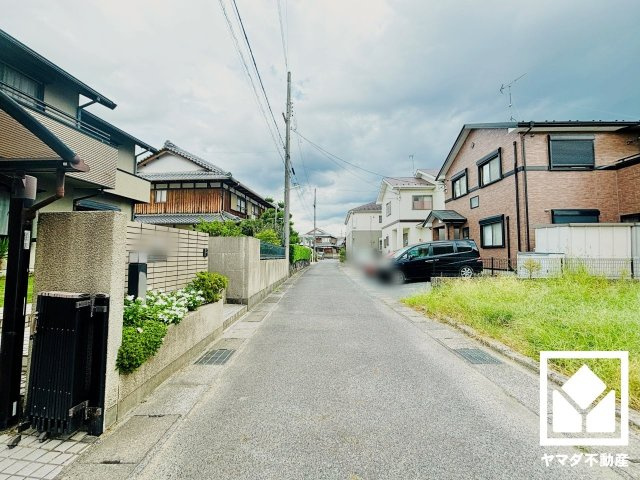 栗東市小柿２丁目　2期　1号地の前面道路含む現地写真|9月19日　現地写真更新