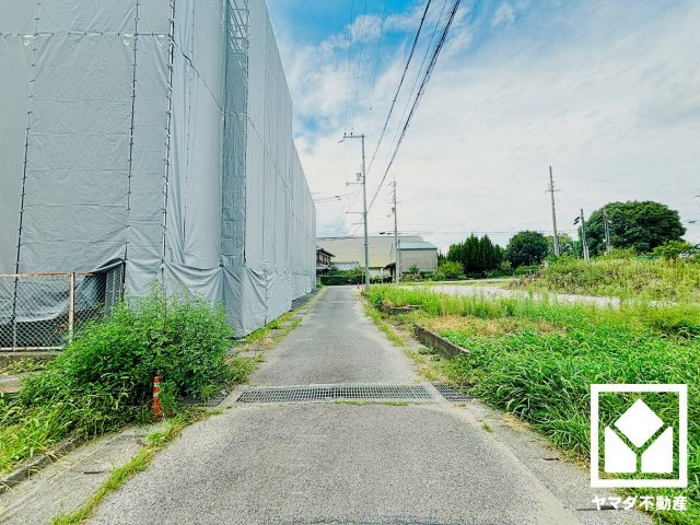 栗東市小柿２丁目　2期　1号地の前面道路含む現地写真|9月19日　現地写真更新