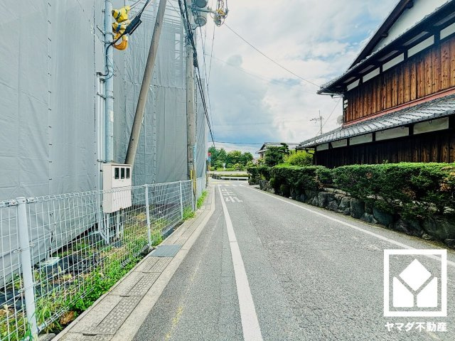 栗東市小柿２丁目　2期　1号地の前面道路含む現地写真|9月19日　現地写真更新