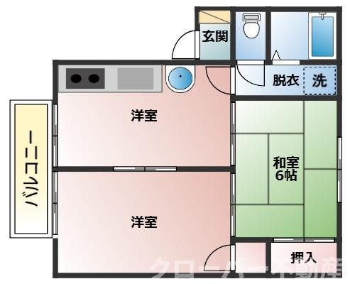 メゾニティ郡家の間取り