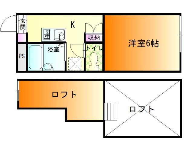 パークプレイスＢの間取り