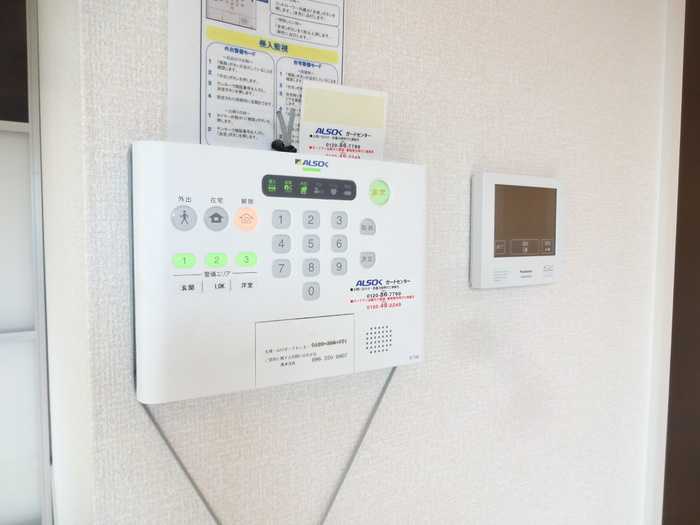 熊本市南区島町３丁目のアパートのセキュリティ