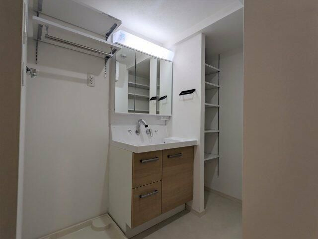 ワーフときわ台の洗面所