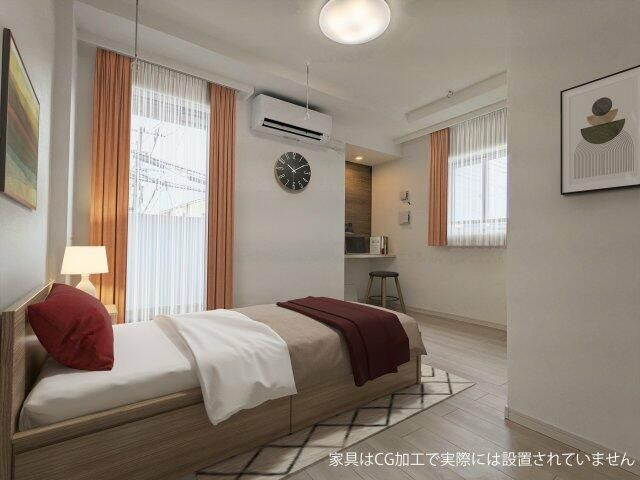 ワーフときわ台の寝室