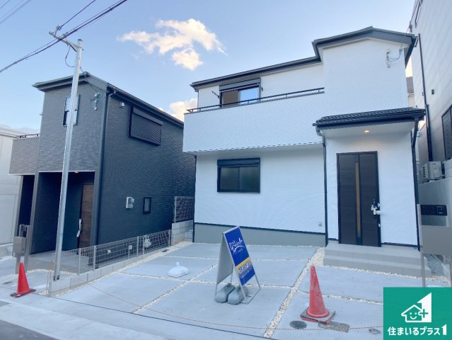 神戸市垂水区仲田　第2期　新築一戸建ての外観|お客様に長く安心して住んでいだだける事にこだわった家づくり！住んでからのアフターサービスにもしっかりと取り組んでいます！