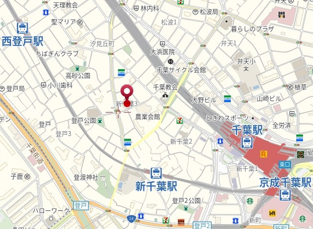 ヘーベルメゾン新千葉春陽荘の地図|★案内図★