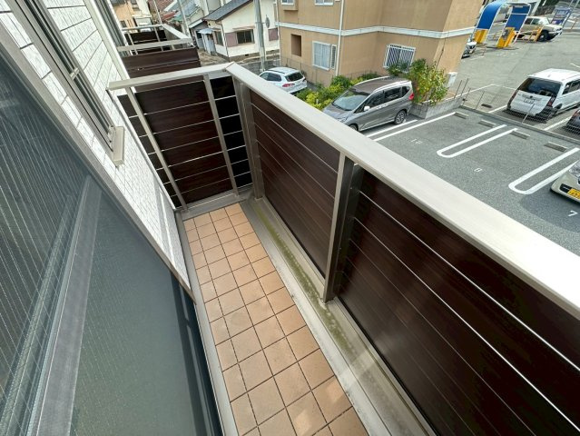 カーサヴィオーラのバルコニー