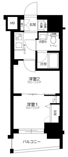 ＣＯＲＥＳ勝どきの間取り