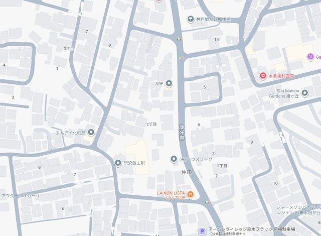 神戸市垂水区仲田　第2期　新築一戸建ての地図