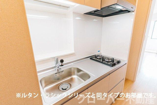 ヴィラのキッチン