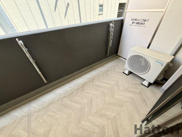 リビオメゾン新大阪のバルコニー