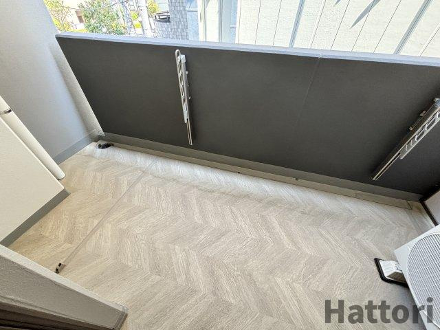 リビオメゾン新大阪のバルコニー