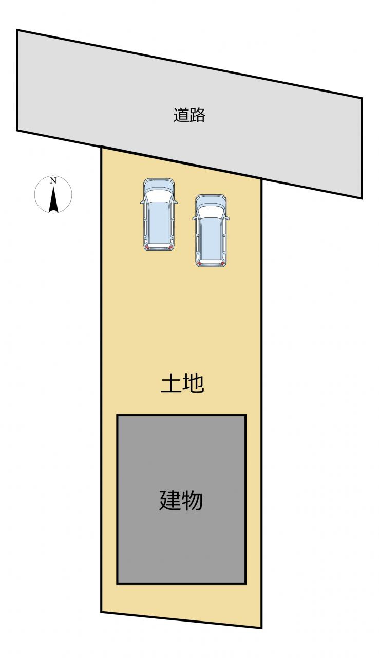 八街い　中古戸建の区画図