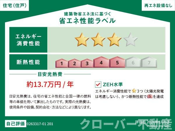 ヴィラの省エネ性能ラベル