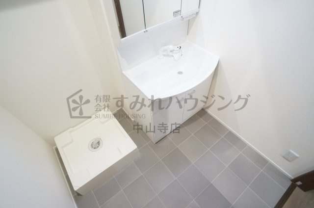 源ハイツの洗面所