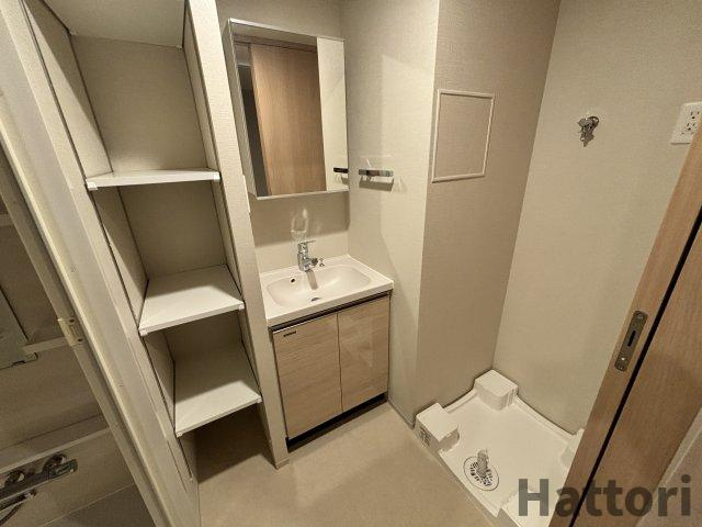 リビオメゾン新大阪の独立洗面台