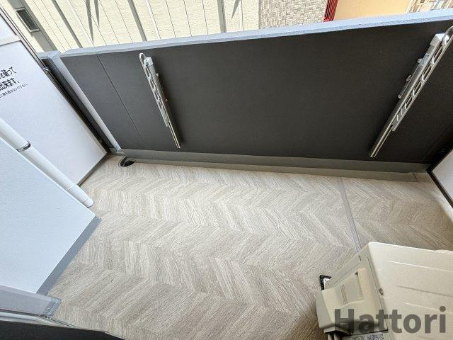 リビオメゾン新大阪のバルコニー