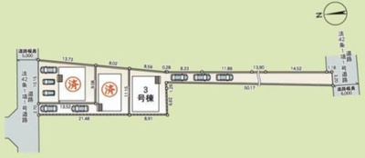 【区画図】 | 海老名市大谷北第3 新築戸建 全3棟