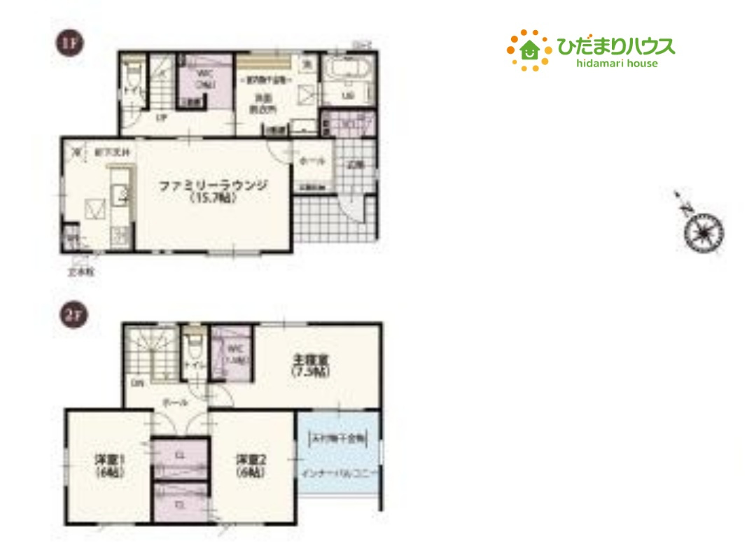 深谷市萱場　第10期　新築一戸建て　ワイウッドコート　06の間取り