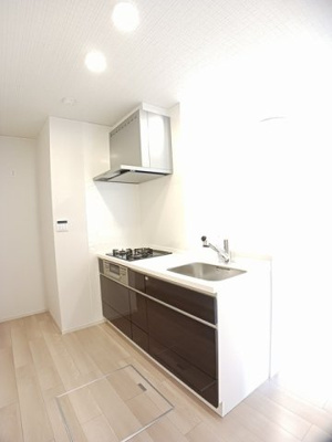 【キッチン】 | セレーノ・Ⅱ | コンパクトなキッチンで掃除もラクラク