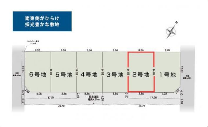売土地　静岡市駿河区中島