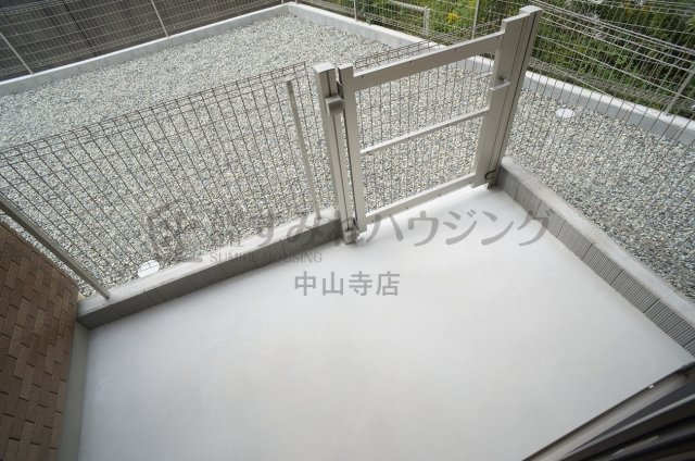 源ハイツのバルコニー