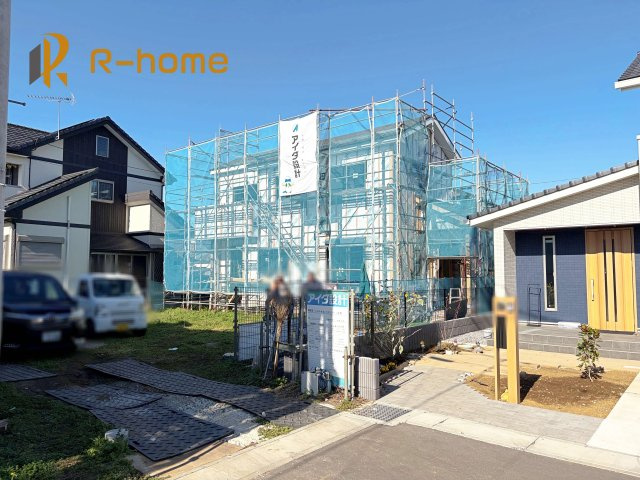 土浦市板谷4丁目25-P1　新築戸建て　3号棟の外観|近隣の同仕様完成物件をご見学いただけます♪