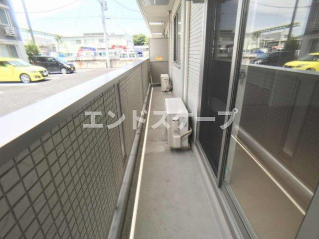 オペラハウス上大島　Ｂのバルコニー|高崎、前橋エリアのお部屋探しはエンドスケープまで！お客様の理想お聞かせ下さい♪